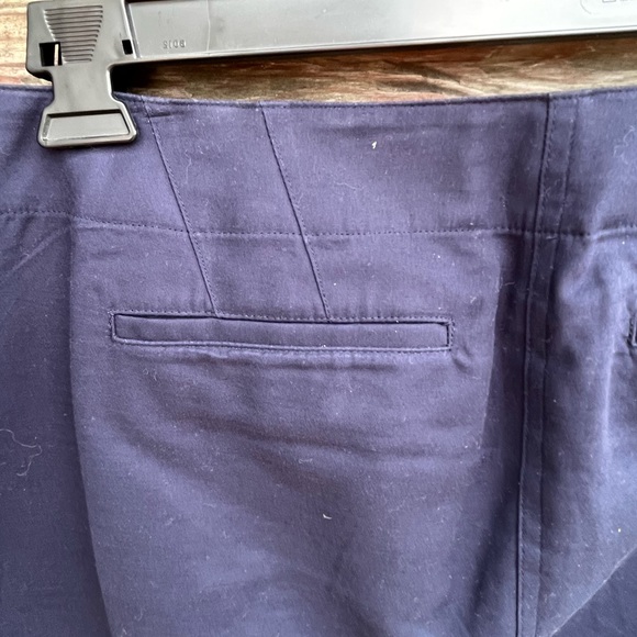 Lauren Ralph Lauren Vintage, Full Button, Knee Length, Straight Skirt, Navy | 8 - Picture 9 of 13